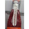 Image 4 : Hires Root Beer Painted Metal Bottle Shaped Thermometer 1950s 8''