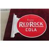 Image 1 : Enjoy Red Rock Cola Metal 2 Sided Flange Copyright 1955 17 1/2'' 