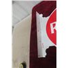 Image 3 : Enjoy Red Rock Cola Metal 2 Sided Flange Copyright 1955 17 1/2'' 