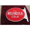 Image 5 : Enjoy Red Rock Cola Metal 2 Sided Flange Copyright 1955 17 1/2'' 