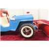 Image 2 : Tonka 24-Hour Service Wrecker Jeep with Snow Plow Pressed Steel 