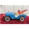 Image 6 : Tonka 24-Hour Service Wrecker Jeep with Snow Plow Pressed Steel 