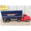 Image 1 : Buckeye Dunwell Red Star Express Truck and Trailer Pressed Steel 