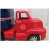 Image 3 : Buckeye Dunwell Red Star Express Truck and Trailer Pressed Steel 