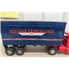 Image 4 : Buckeye Dunwell Red Star Express Truck and Trailer Pressed Steel 