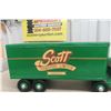 Image 5 : Otaco Minnitoy Scott Transport Truck and Trailer 1950s Professionally