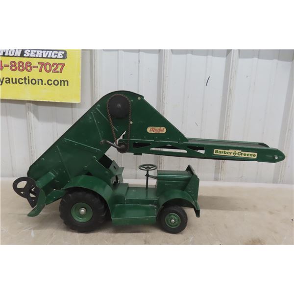 Doepke Model Toys Barber Greene Pressed Steel Bucket Loader 