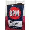 Image 3 : 2 RPM Outboard Oil Quart Cans 