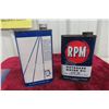 Image 5 : 2 RPM Outboard Oil Quart Cans 