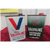 Image 5 : 2 Valvoline Outboard Quart Cans 