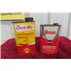 Image 1 : 2 Outboard Motor Oil Quart Cans (1) Veedol, (1) Shell 