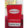 Image 2 : 2 Outboard Motor Oil Quart Cans (1) Sinclair, (1) Union