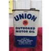 Image 3 : 2 Outboard Motor Oil Quart Cans (1) Sinclair, (1) Union