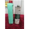 Image 4 : 2 BA Outboard Oil Quart Cans (1) Plastic, (1) Metal 