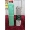 Image 6 : 2 BA Outboard Oil Quart Cans (1) Plastic, (1) Metal 