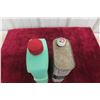 Image 7 : 2 BA Outboard Oil Quart Cans (1) Plastic, (1) Metal 