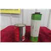 Image 5 : 2 Outboard Oil Cans (1) Texaco Quart, (1) Scott 20oz with Product 