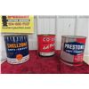 Image 1 : (3) 1 Gallon Antifreeze Cans: Shell, Coop, Prestone 