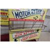 Image 5 : Whiz Motor Rhythm Additive Can Rack 2 Tier 2 Signs 26'' High x 15'' Wide