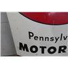 Image 7 : Vintage Amalie Pennsylvania Motor Oil Diecut Tin Sign, Large and In 