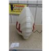 Image 8 : Shell Milk Glass Gas Pump Globe Scallop Shell Shape 1930s with 