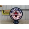 Image 1 : Mileage Gasoline Reproduction Gas Pump Globe, Lights Up,  with 