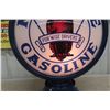 Image 5 : Mileage Gasoline Reproduction Gas Pump Globe, Lights Up,  with 