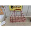 Image 7 : White Rose Gas Pail , 8 Oil Bottle Carry Rack 