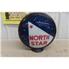 Image 1 : North Star Reproduction Gas Pump Globe with Advertising on 