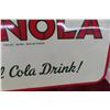 Image 6 : Wynola Metal Tin Sign 'A Real Cola Drink' 1950s 19'' x 27'' 