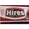 Image 3 : Vintage Hires Root Beer Metal Tin Embossed Sign 11 1/2'' x 30'' 