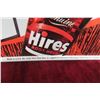 Image 5 : Vintage Hires Root Beer Metal Tin Embossed Sign 11 1/2'' x 30'' 