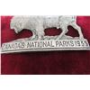 Image 5 : Canadian National Parks 1935 Grill Badge or Vehicle Pass 