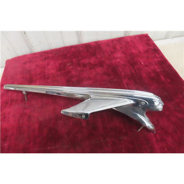 Pontiac Flying Indian Chief Hood Ornament Early 1950s 20'' x 7'' 