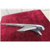 Image 1 : Pontiac Flying Indian Chief Hood Ornament Early 1950s 20'' x 7'' 