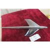 Image 4 : Pontiac Flying Indian Chief Hood Ornament Early 1950s 20'' x 7'' 