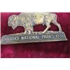 Image 4 : Canadian National Parks 1936 Grill Badge or Vehicle Pass, Brass 