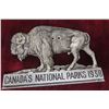 Image 1 : Canadian National Parks 1938 Grill Badge or Vehicle Pass, Aluminum