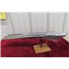 Image 1 : Chevy Chrome Hood Ornament 17'' Long 1950s 