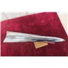 Image 2 : Chevy Chrome Hood Ornament 17'' Long 1950s 