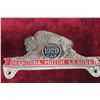 Image 1 : 1929 Manitoba Motor League License Plate Topper, Aluminum Art of