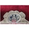 Image 2 : CAA Saskatchewan Motor Club License Plate Topper Aluminum with 