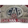 Image 3 : CAA Saskatchewan Motor Club License Plate Topper Aluminum with 