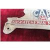Image 4 : CAA Saskatchewan Motor Club License Plate Topper Aluminum with 