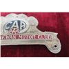 Image 5 : CAA Saskatchewan Motor Club License Plate Topper Aluminum with 