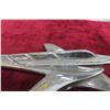 Image 2 : Plymouth 1950s Chrome Hood Ornament Flying Ship or May Flower 10 1/2" Long
