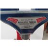 Image 14 : Vintage Double Head Parking Meter on Stand 5¢, 10¢, 25¢ Nickel a