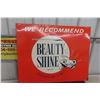 Image 1 : Vintage Beauty Shine Carplexion Care Metal Sign 1960s? 29 1/2'' x 23 