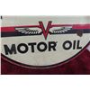 Image 10 : Veedol Motor Oil Porcelain 2 Sided Sign 24'' Diameter, Vintage? 