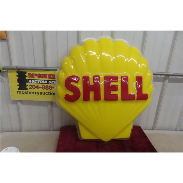 Shell Vacuum Formed Plastic Clam Shell Shape with Word Shell 